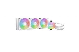 Be Quiet! CPU Water Cooler - LIGHT LOOP 360mm White (3x120mm, csatlakozó: 3pin, cső hossza: 400mm, fehér)