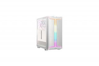 Be Quiet! Számítógépház - Pure Base 501 DX White (ATX, edzett üveg oldallap, fehér)