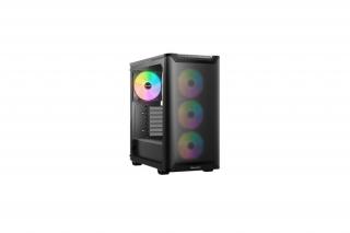 Be Quiet! Számítógépház - Pure Base 501 LX Black (ATX, edzett üveg oldallap, fekete)