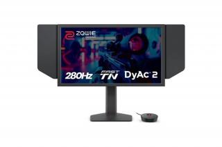 BenQ ZOWIE Monitor 24,1" - XL2546X+ (Fast TN, DyAc 2, 16:9, 1920x1080, 1ms, 320cd/m2, 3xHDMI, DP, mag.áll., 280Hz)