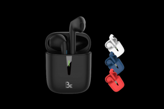 Bluestork Fülhallgató Vezeték Nélküli - BE POP 2 BLACK (Bluetooth v5.0, mikrofon, fekete)