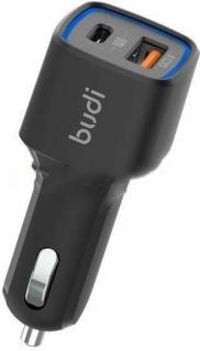 budi Autós Dupla  USB szivar töltő  3.0 gyorstöltés 36W (CC109QB)