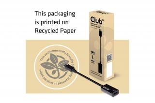 Club 3D Átalakító - CAC-1080 (DisplayPort 1.4 to HDMI 2.0, 4K60Hz, HDR, 3D aktív)