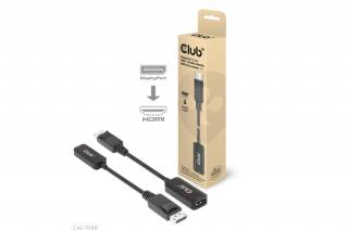 Club 3D Átalakító - CAC-1088 (DisplayPort 1.4 to HDMI 4K120Hz/8K60Hz HDR Aktív, M/F)