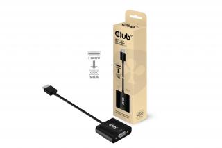 Club 3D Átalakító - CAC-1302 (HDMI 1.4 to VGA + Audio, 1080p@60Hz, Micro USB power)
