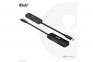 Club 3D Átalakító - CAC-1588 (USB-C Gen 2 to HDMI 4K120Hz, HDR10, DSC 1.2, USB-C 100W PD3.0, aktív)