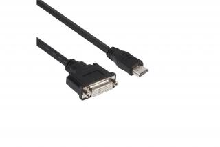 Club 3D Átalakító - CAC-HMD>DFD (HDMI MALE to DVI-D FEMALE, passzív, digitális jelekhez, nincs analóg)