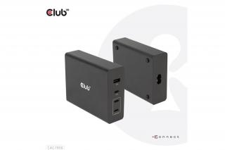 Club 3D Hálózati Töltő - CAC-1906 (132W GaN, 2x USB-A, 2x USB-C, PD3.0, 4 csatlakozó)