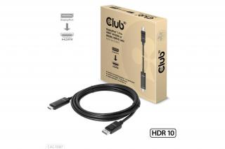 Club 3D Kábel - CAC-1087 (DisplayPort 1.4 to HDMI 8K60Hz HDR10, 3m, M/M)