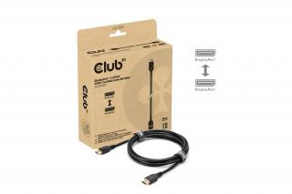 Club 3D Kábel - CAC-1093 (DisplayPort 2.1, 8K120Hz, 3m, DP54, VESA tanúsítvány, M/M)