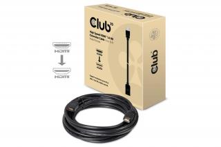 Club 3D Kábel - CAC-1320 (HDMI 1.4  M/F, 5m, 4K@30Hz, 10.2Gbps, Ethernet)