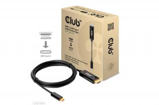 Club 3D Kábel - CAC-1334 (HDMI to USB-C, Aktív, M/M, 4K60Hz, 1.8m)