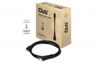 Club 3D Kábel - CAC-1350 (Mini HDMI 2.0, M/M, 4K 60Hz, HDR, 1m, Bi-Directional)
