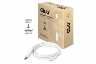 Club 3D Kábel - CAC-1514 (3.1 USB-C Gen 1 to HDMI 2.0, 1,8m, 4K60Hz)