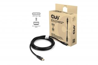 Club 3D Kábel - CAC-1561 (USB-C to Mini DisplayPort 2.1, DP40 Bidirectional, 2m, 8K30Hz)
