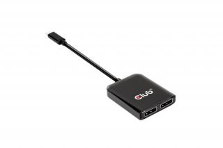 Club 3D USB Hub - CSV-1555 (3.2 USB-C to 2xDisplayPort, 4k60Hz)