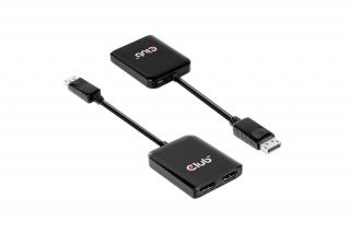 Club 3D USB Hub - CSV-7200H (Multi Stream, DisplayPort 1.4 to 2xHDMI, 2x4K60Hz)