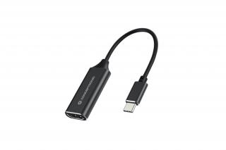 Conceptronic átalakító - ABBY03B (USB-C 3.2 to HDMI, 4K/30Hz, aluminium, fekete)