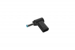 Conceptronic átalakító - ABBY15PC01 (USB-C to HP 4.5x3mm 18-20V, PD:100W, fekete)