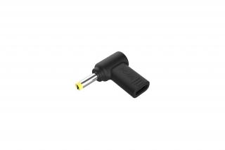 Conceptronic átalakító - ABBY15PC06 (USB-C to Lenovo/Asus/Acer/Toshiba, 18-20V, PD:100W, fekete)