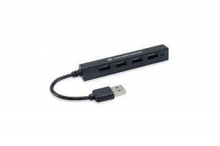 Conceptronic USB Hub - HUBBIES05B (4 port, USB2.0, fekete)