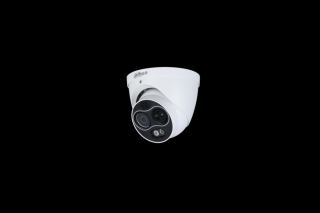 Dahua IP Turret hőkamera - TPC-DF1241-B2F2-S2 (256x192, 2mm / 4MP, 2mm, ICR, IR30m, IP67, WDR, audio, I/O, PoE)