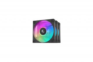 DeepCool Cooler 12cm - FD12 ARGB (3in1) (27,6dB; max. 109,07 m3/h; 3pin csatlakozó; hydro bearing, ház hűtésre, PWM)