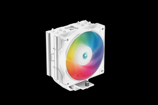 DeepCool CPU Cooler - AG400 WH ARGB (31,6 dB; max, 128,93 m3/h; 4pin, 4 db heatpipe, 12cm, PWM, A-RGB LED, fehér)