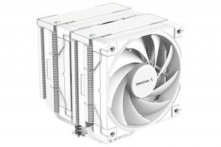 DeepCool CPU Cooler - AK620 WH (28 dB; max, 117,21 m3/h; 4pin csatlakozó, 6 db heatpipe, 2x12cm, PWM)