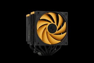 DeepCool CPU Cooler - AK620 Zero Dark Zoria (28 dB; max, 117,21 m3/h; 4pin csatlakozó, 6 db heatpipe, 2x12cm, PWM)