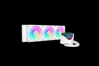 DeepCool CPU Water Cooler - LT360 WH ARGB (max 19dB; max. 145,86 m3/h; 3x12cm. fehér)
