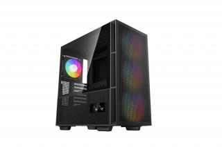 DeepCool Számítógépház - CH560 DIGITAL (fekete, 3x14cm +1x12 ventilátor, Mini-ITX / Micro-ATX / ATX / E-ATX, 2xUSB3.0)