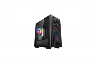 DeepCool Számítógépház - MATREXX 40 3FS (ablakos, 3x LED ventiilátor, mATX, 1xUSB3.0, 1xUSB2.0)