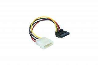 Delock 60101 Cable Power SATA HDD > 4pin male – hajlított (derékszögben)