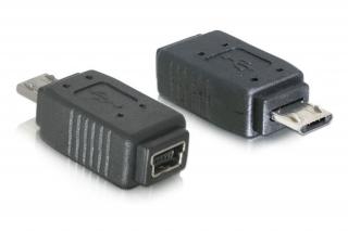 Delock Adapter USB micro-B apa -  mini USB 5pin anya