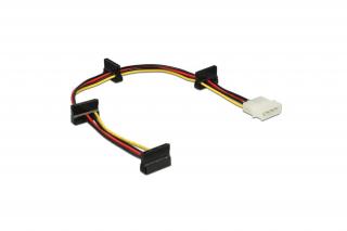 Delock Átalakító Kábel - 60142 (4 x SATA HDD > MOLEX tűs (apa))