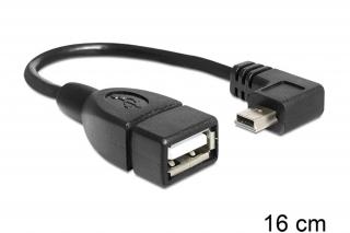 Delock USB mini apa > USB 2.0-A anya OTG kábel, 16 cm