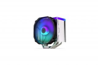 Endorfy CPU Cooler - Fortis 5 ARGB (14 cm, 4 pin, 6x heatpipe, PWM, TDP 220W, fekete)