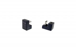 Equip Átalakító - 133476 (USB-C -> USB-C átalakító, apa/anya, fekete) 2db/csomag