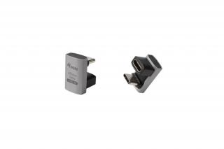 Equip Átalakító - 133477 (USB-C 4 -> USB-C 4 átalakító, apa/anya, fekete) 2db/csomag