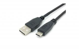 Equip Átalakító Kábel - 128885 (USB-C2.0 to USB-A, apa/apa, fekete, 2m)