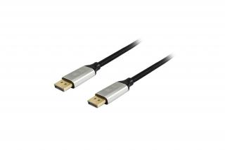 Equip Kábel - 119262 (Premium, DisplayPort1.4 kábel, 8K/60Hz, apa/apa, fekete, 2m)