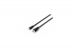 Equip Kábel - 119306 (HDMI1.4 - MiniHDMI kábel, apa/apa, 1m)