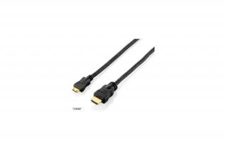 Equip Kábel - 119307 (HDMI1.4 - MiniHDMI kábel, apa/apa, 2m)