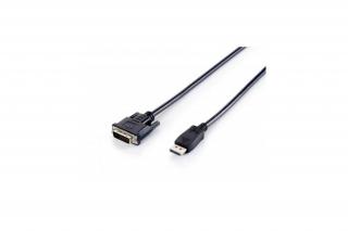 Equip Kábel - 119336 (DisplayPort - DVI-D Dual Link kábel, apa/apa 2m)