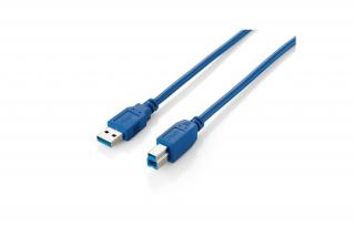 Equip Kábel - 128291 (USB3.0, A-B kábel, apa/apa, duplán árnyékolt, 1m)