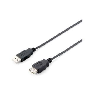 Equip Kábel - 128850 (USB2.0, A-A hosszabbítókábel, apa/anya, duplán árnyékolt, 1,8m)