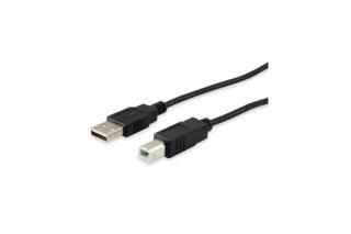 Equip Kábel - 128862 (USB2.0, A-B nyomtató kábel, apa/apa, duplán árnyékolt, 5m)