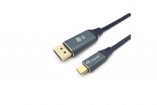Equip Kábel - 133423 (USB-C to DisplayPort, apa/apa, 8K/60Hz, aluminium burkolat, 3m)