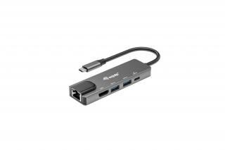 Equip Notebook Dokkoló - 133489 (Bemenet: USB-C, Kimenet: USB-C PD:100W/HDMI/2x USB3.2 Gen1)